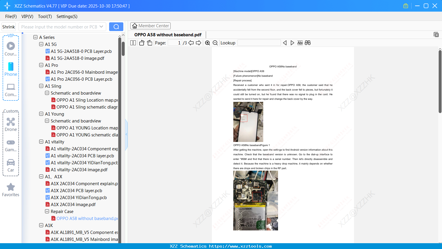 OPPO A58 Without Baseband
